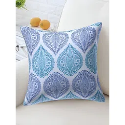 Texstylers Blue 3 Pieces Ethnic Motifs Square Cushion Covers-picture-31