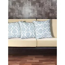 Texstylers Blue 3 Pieces Ethnic Motifs Square Cushion Covers-picture-32