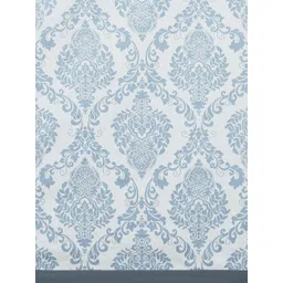 Texstylers Blue Ethnic Motifs Anti-Slip Cotton 2-Seater Table Cover image 2