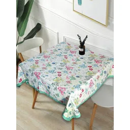 Texstylers Multicoloured Floral Anti-Slip Cotton 2-Seater Table Cover-picture-17