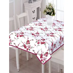 Texstylers Pink & White Floral 50.8 cm x 1.98 m Cotton Table Cover-picture-24