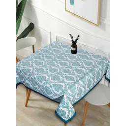 Texstylers Purple Ethnic Motifs Anti-Slip Cotton 2-Seater Table Cover-picture-38