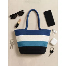 Textile and Beyond Women Textured Shopper Tote Bag-picture-13