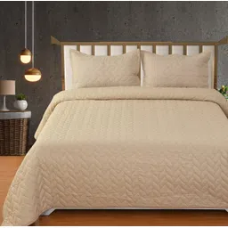 texvadi 210 TC Cotton Queen Self Design Flat Bedsheet-picture-16