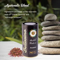 tgh- the green herbs- a place of herbal supplement Bellissimo Herbal Mixture, Tobacco & Nicotine free Blend, Tobacco Alternatives to Quit, Premium Flavour, Roll Your Own, 1 Pack, 1oz/30gm image 3