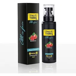 that thing – all is fair THAT THING Aqua Based Unisex Personal Lubricating Massage Gel -Water based -Strawberry Flavour-pH neutral-100 ml-picture-11