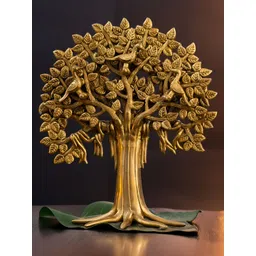 The Advitya Gold-Toned Kalpavriksha Tree Religious Figurine Showpiece-picture-22