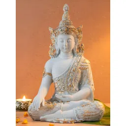 The Advitya Green And Gold-Toned Gautam Buddha Idol Showpiece-picture-30