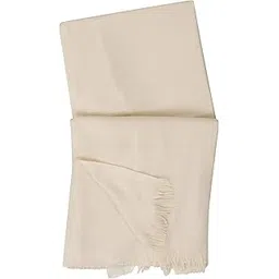 the amritsar store Dhariwal Woollen Textile Mills Polycot Blended 2.5 mtr x 1.25 mtr 500 gram Mahesh Full Size Off-White Men Shawl-picture-17