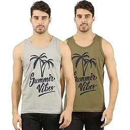 the archer Men's Slim Fit Vest Innerwear Pack of 2-picture-28