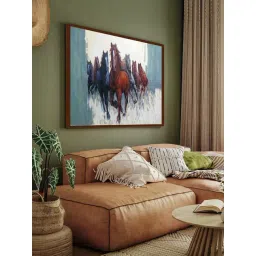 The Art House Abstract Multicolor Canvas Painting-picture-23