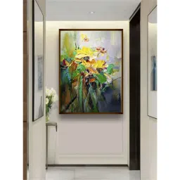 The Art House Abstract Multicolor Canvas Painting-picture-24