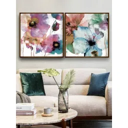 The Art House Abstract Multicolor Canvas Painting-picture-18