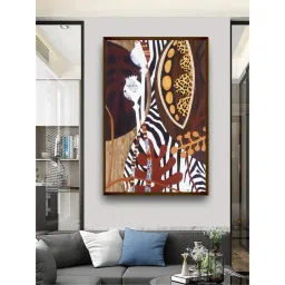 The Art House Abstract Multicolor Canvas Painting-picture-47