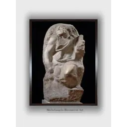 The Art House Black & White St. Matthew Wooden Framed Canvas Painting Wall Art-picture-33