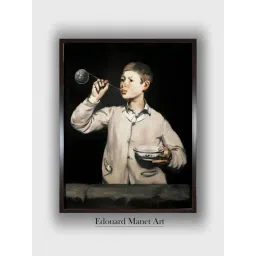 The Art House Black & White Wooden Framed Canvas Painting Wall Art-picture-48