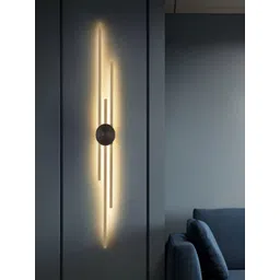 The Art House Gold Toned & Black 1200 Mm Led Long Tube Wall Lamp-picture-15