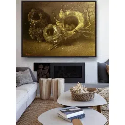 The Art House Green & Black Abstract Printed Wall Art-picture-41