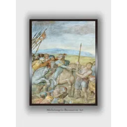 The Art House Green & Blue Wooden Framed Painting Wall Art-picture-15