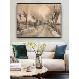 The Art House Road in Etten By Van Gogh Framed Wall Art-picture-45