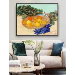The Art House Still Life of Oranges & Lemons with Blue Gloves By Van Gogh Painting - 37 x 30 Inch-picture-39