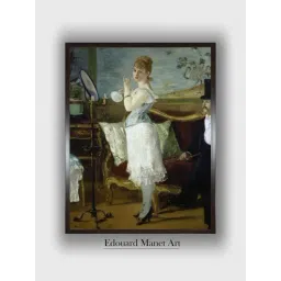 The Art House White & Green Nana Wooden Framed Painting Wall Art - 12 x 16 Inch-picture-31