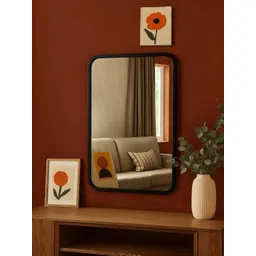 THE ARTMENT Black Rectangular Glass Wall Mirror-picture-20