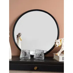 THE ARTMENT Black Round Wall Mirror-picture-38