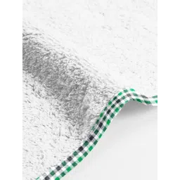 The Baby Atelier 100% Organic Checks Green Junior Towel image 3