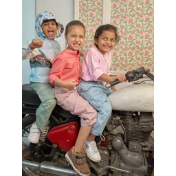 THE BABY TRUNK Boys Printed Relaxed Chinos Trousers-picture-31