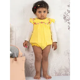 THE BABY TRUNK Infant-Girls Pack Of 2 Printed Organic Cotton Baby Apparel Gift Set-picture-25