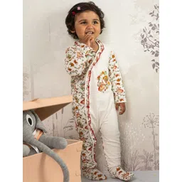 THE BABY TRUNK Infant-Girls Pack Of 2 Printed Pure Cotton Baby Apparel Gift Set-picture-32