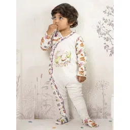 THE BABY TRUNK Infant-Girls Pack Of 2 Printed Pure Cotton Baby Apparel Gift Set-picture-33