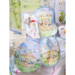 THE BABY TRUNK Infants 4-Pcs Cotton Feeding Bottle Cover With Bibs & Box-picture-21