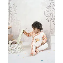 THE BABY TRUNK Infants Pack Of 2 Printed Organic Pure Cotton Baby Apparel Gift Set-picture-34