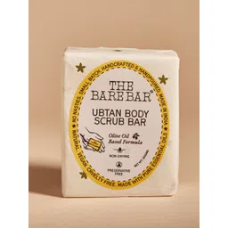 The Bare Bar Non-Drying Ubtan Body Scrub Bar - 100g-picture-36