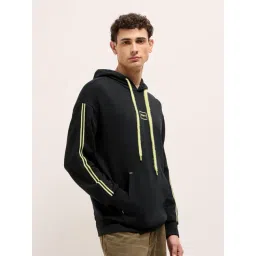 The Bear House Black Cotton Printed Regular Fit Hoodie-picture-25