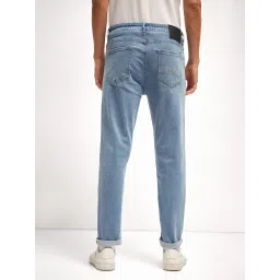 The Bear House Blue Cotton Slim Fit Solid Jeans image 2