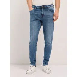 The Bear House Blue Skinny fit Solid Jeans-picture-23