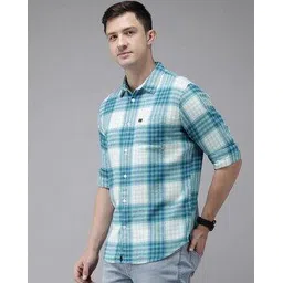 the bear house Checked Spread-Collar Shirt-picture-47