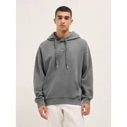 The Bear House Grey Relaxed Fit Hoodie-picture-14