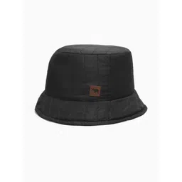 THE BEAR HOUSE Men Black Solid Bucket Hat-picture-16