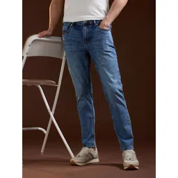 THE BEAR HOUSE Men Cotton Solid Slim Fit Jeans-picture-11