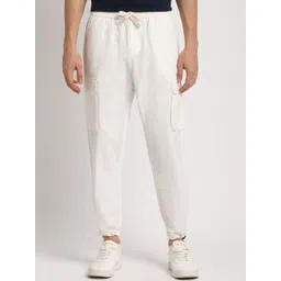 THE BEAR HOUSE Men Mid Rise Solid Regualr Fit Cargo-picture-25