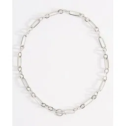 the bear house Men Silver Plated Long Chain-picture-30