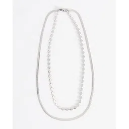 the bear house Men Silver Plated Long Chain-picture-28