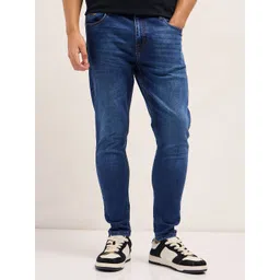 THE BEAR HOUSE Men Skinny Fit Light Fade Stretchable Jeans-picture-14