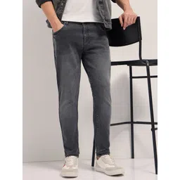 THE BEAR HOUSE Men Skinny Fit Mid-Rise Light Fade Stretchable Jeans-picture-13