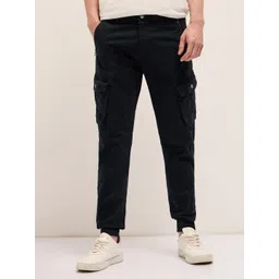 THE BEAR HOUSE Men Slim Fit Cargos Trousers-picture-42