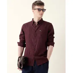 the bear house Men Slim Fit Shirt with Button-Down Collar-picture-12